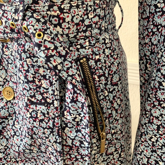 Michael Michael Kors floral trench coat $250 - Picture 6 of 15
